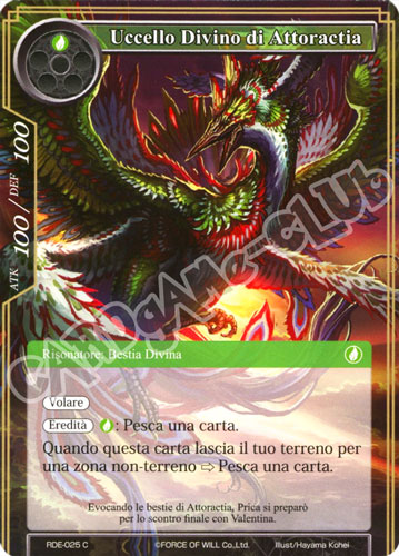 RDE1-IT025 Uccello Divino di Attoractia comune normale (IT) -NEAR MINT-