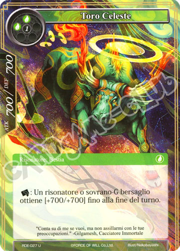 RDE1-IT027 Toro Celeste non comune normale (IT) -NEAR MINT-