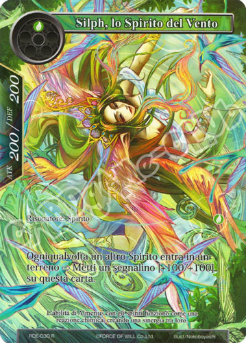 RDE1-IT030 Silph, lo Spirito del Vento rara parallel (IT) -NEAR MINT-