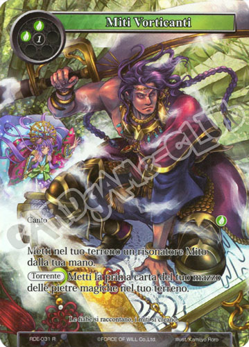 RDE1-IT031 Miti Vorticanti rara parallel (IT) -NEAR MINT-