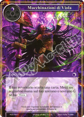 RDE1-IT040 Macchinazioni di Viola comune normale (IT) -NEAR MINT-