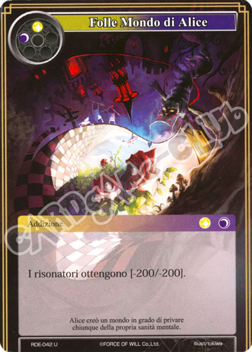RDE1-IT042 Folle Mondo di Alice non comune normale (IT) -NEAR MINT-