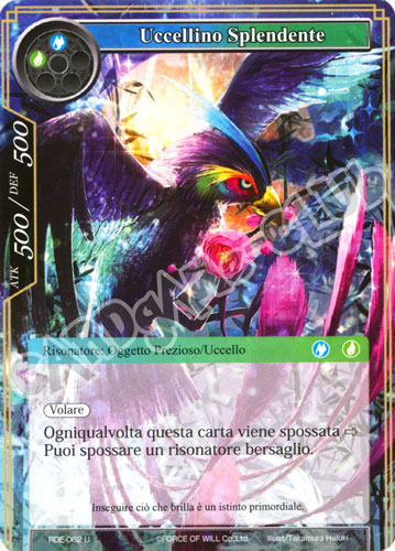 RDE1-IT062 Uccellino Splendente non comune normale (IT) -NEAR MINT-