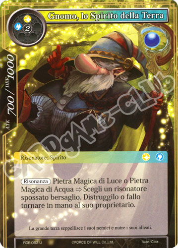 RDE1-IT063 Gnomo, lo Spirito della Terra non comune normale (IT) -NEAR MINT-