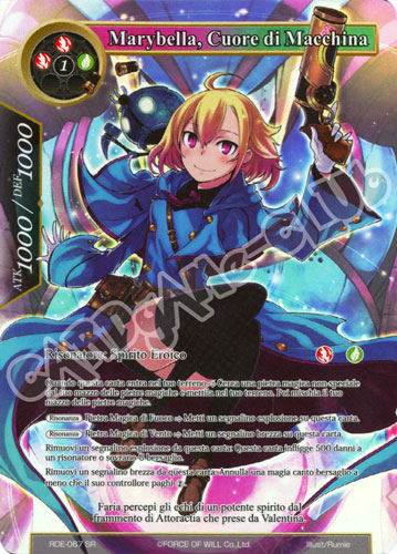 RDE1-IT067 Marybella, Cuore di Macchina super rara parallel (IT) -NEAR MINT-