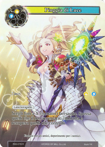 RDE1-IT078 Pioggia di Luce rara parallel (IT) -NEAR MINT-