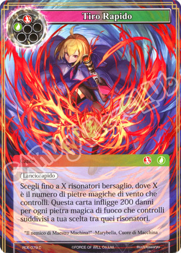 RDE1-IT079 Tiro Rapido comune normale (IT) -NEAR MINT-