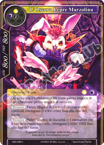 RDE1-IT088 L'Oscura Lepre Marzolina comune normale (IT) -NEAR MINT-