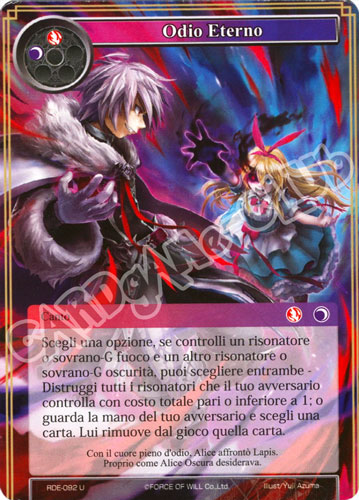 RDE1-IT092 Odio Eterno non comune normale (IT) -NEAR MINT-