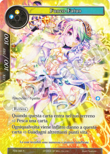 RDE1-IT095 Fuoco-Fauto rara parallel (IT) -NEAR MINT-