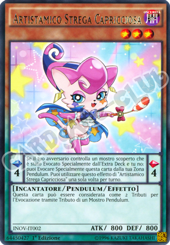 INOV-IT002 Artistaminico Strega Capricciosa rara 1a Edizione (IT) -NEAR MINT-