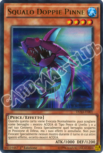 DUSA-IT001 Squalo Doppie Punte ultra rara 1a Edizione (IT) -NEAR MINT-