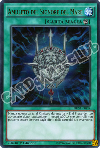 DUSA-IT009 Amuleto del Signore del Mare ultra rara 1a Edizione (IT) -NEAR MINT-