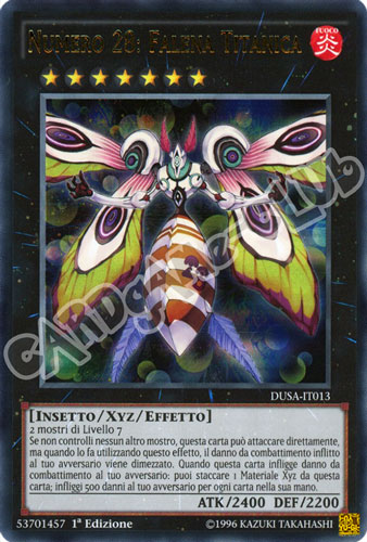 DUSA-IT013 Numero 28: Falena Titanica ultra rara 1a Edizione (IT) -NEAR MINT-