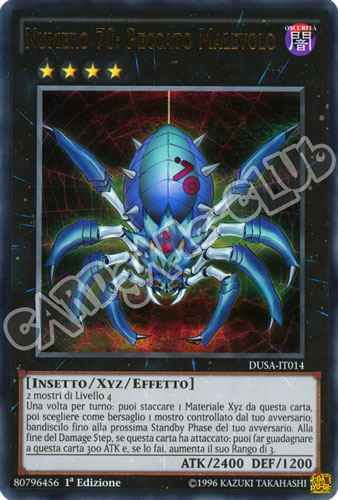 DUSA-IT014 Numero 70: Peccato Malevolo ultra rara 1a Edizione (IT) -NEAR MINT-