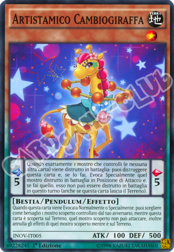INOV-IT005 Artistaminico Cambio Giraffa comune 1a Edizione (IT) -NEAR MINT-