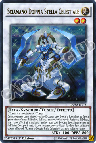 DUSA-IT018 Sciamano Doppia Stella Celestiale ultra rara 1a Edizione (IT) -NEAR MINT-