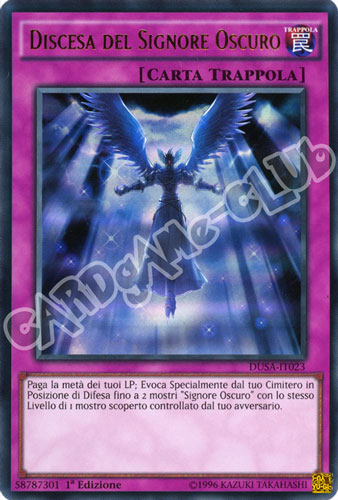 DUSA-IT023 Discesa del Signore Oscuro ultra rara 1a Edizione (IT) -NEAR MINT-