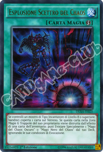 DUSA-IT025 Esplosione Scettro del Chaos ultra rara 1a Edizione (IT) -NEAR MINT-