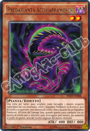 INOV-IT006 Predapianta Acchiappamosche rara 1a Edizione (IT) -NEAR MINT-
