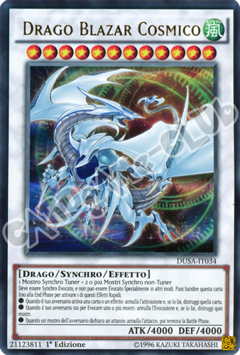 DUSA-IT034 Drago Blazar Cosmico ultra rara 1a Edizione (IT) -NEAR MINT-