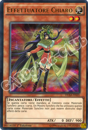 DUSA-IT035 Effettuatore Chiaro ultra rara 1a Edizione (IT) -NEAR MINT-