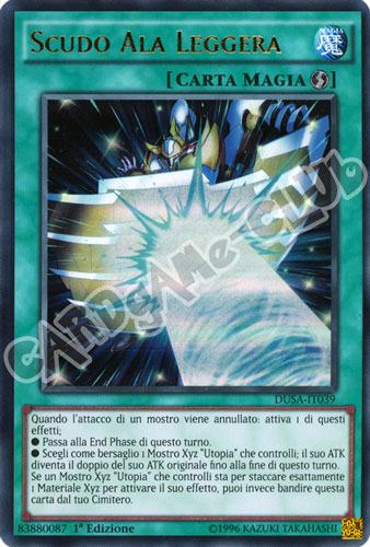 DUSA-IT039 Scudo Ala Leggera ultra rara 1a Edizione (IT) -NEAR MINT-