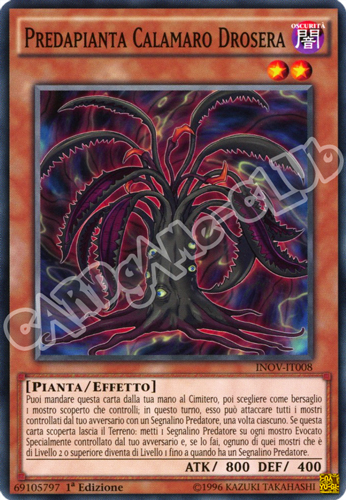 INOV-IT008 Predapianta Calamaro Drosera comune 1a Edizione (IT) -NEAR MINT-