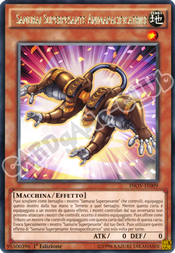 INOV-IT009 Samurai Superpesante Animapacificatrice rara 1a Edizione (IT) -NEAR MINT-