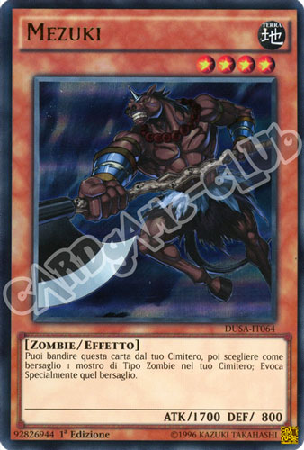 DUSA-IT064 Mezuki ultra rara 1a Edizione (IT) -NEAR MINT-