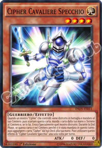 INOV-IT011 Cipher cavaliere Specchio comune 1a Edizione (IT) -NEAR MINT-