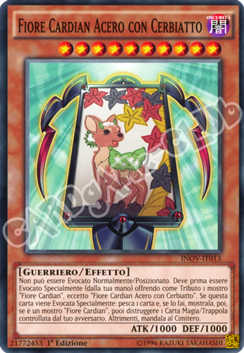 INOV-IT013 Fiore Cardian Acero con Cerbiatto comune 1a Edizione (IT) -NEAR MINT-