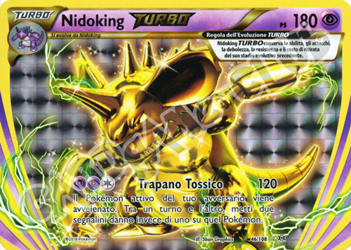 046 / 108 Nidoking TURBO rara BREAK foil (IT) -NEAR MINT-
