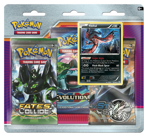 blister 3 buste con carta promo e una moneta Yveltal (EN)