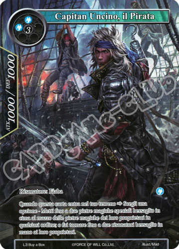 2017-IT0L3 Capitan Uncino, il Pirata (IT) -NEAR MINT-