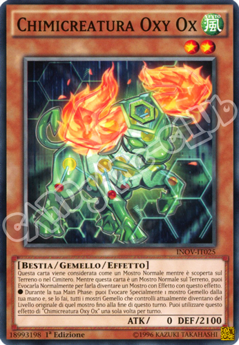 INOV-IT025 Chimicreatura Oxy Ox comune 1a Edizione (IT) -NEAR MINT-