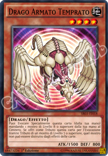 SR03-IT018 Drago Armato Temprato comune 1a Edizione (IT) -NEAR MINT-