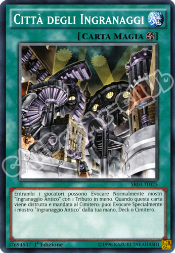 SR03-IT025 Citta' degli Ingranaggi comune 1a Edizione (IT) -NEAR MINT-