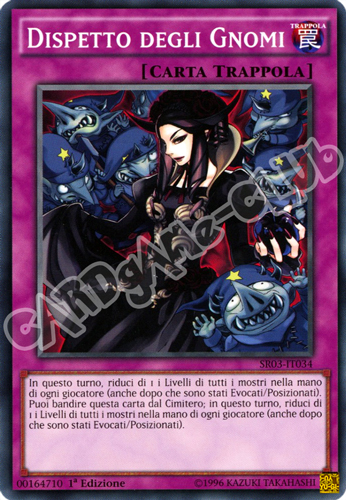 SR03-IT034 Dispetto degli Gnomi comune 1a Edizione (IT) -NEAR MINT-