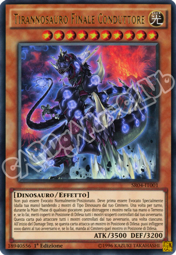 SR04-IT001 Tirannosauro Finale Conduttore ultra rara 1a Edizione (IT) -NEAR MINT-