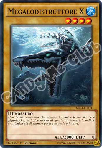 SR04-IT003 Megalodistruttore X comune 1a Edizione (IT) -NEAR MINT-