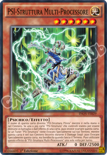 INOV-IT029 PSY-Struttura Multi-Processore comune 1a Edizione (IT) -NEAR MINT-