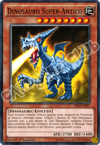 SR04-IT007 Dinosauro Super-Antico comune 1a Edizione (IT) -NEAR MINT-