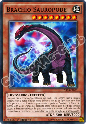 SR04-IT008 Brachio Sauropode comune 1a Edizione (IT) -NEAR MINT-