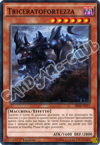 SR04-IT017 Triceratofortezza comune 1a Edizione (IT) -NEAR MINT-