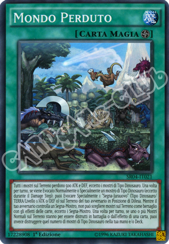 SR04-IT021 Mondo Perduto super rara 1a Edizione (IT) -NEAR MINT-