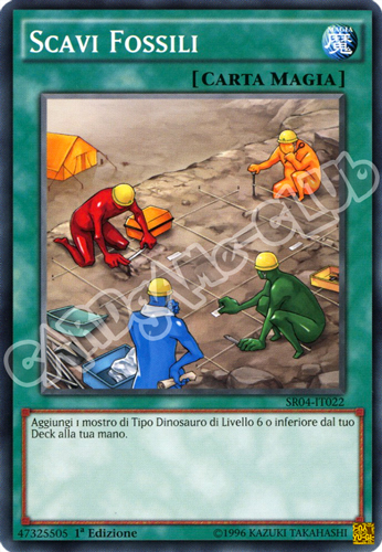 SR04-IT022 Scavi Fossili comune 1a Edizione (IT) -NEAR MINT-