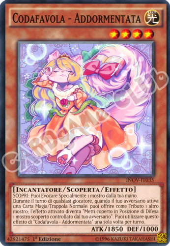 INOV-IT035 Codafavola - Addormentata comune 1a Edizione (IT) -NEAR MINT-