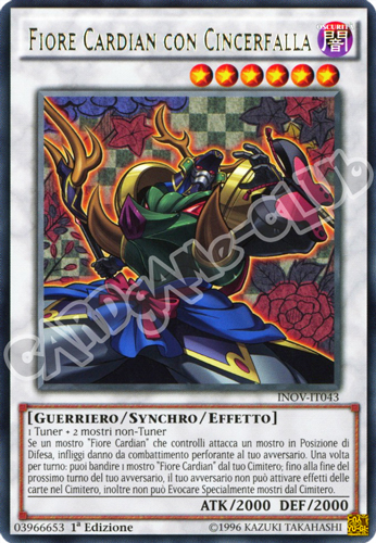 INOV-IT043 Fiore Cardian con Cincerfalla rara 1a Edizione (IT) -NEAR MINT-