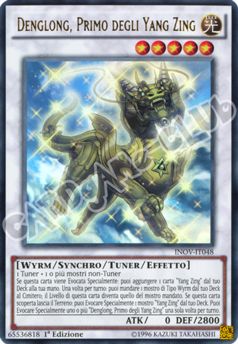 INOV-IT048 Denglong, Primo degli Yang Zing ultra rara 1a Edizione (IT) -NEAR MINT-